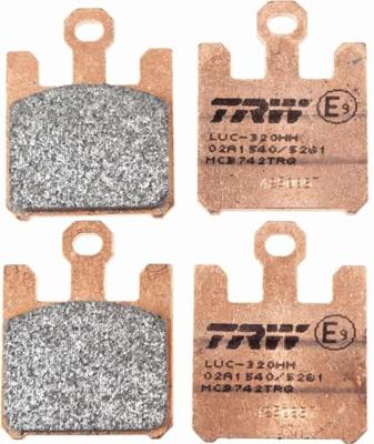 TRW -lucas remblok "mcb 742" brake pad mcb 742 trq sint: metal racing