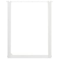 Eettafelpoten 3 st U-vormig 70x(72-73) cm staal wit - thumbnail