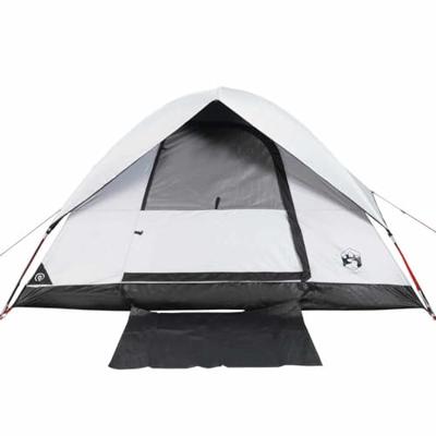 VidaXL Koepeltent 4-persoons waterdicht verduisterend stof wit VidaXL Koepeltent 4-persoons waterdicht verduisterend stof wit