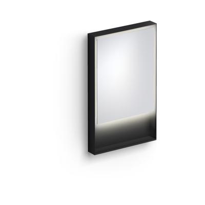 Clou Look At Me Spiegel 2700K LED-Verlichting IP44 Omlijsting In Mat Zwart 50x8x80cm Clou Look At Me Spiegel 2700K LED-Verlichting IP44 Omlijsting In Mat Zwart 50x8x80cm