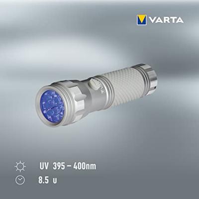 Varta UV Light 15638101421 Zaklamp UV-LED Met UV-lamp werkt op batterijen 8.5 h 68 g