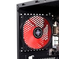 Xilence XPF120.R.PWM PC-ventilator Zwart, Rood (b x h x d) 120 x 25 x 120 mm - thumbnail