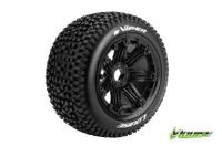 Louise B-Viper Achterbanden Set - Velgen Zwart - Hex 24mm - thumbnail