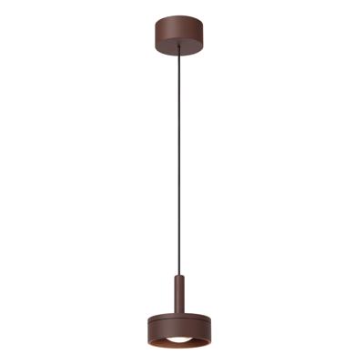Lucide LENZ - Hanglamp Binnen/Buiten - Ø 11 cm - LED - 1x8W 2700K - IP54 - Roest bruin - Essential Lucide LENZ - Hanglamp Binnen/Buiten - Ø 11 cm - LED - 1x8W 2700K - IP54 - Roest bruin - Essential