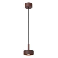Lucide LENZ - Hanglamp Binnen/Buiten - Ø 11 cm - LED - 1x8W 2700K - IP54 - Roest bruin - Essential - thumbnail