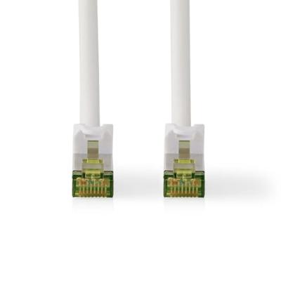Nedis CCGL85420WT05 Cat7 Netwerkkabel S/ftp Rj45 Male Rj45 Male 0.50 M Snagless Rond Lszh Wit Label Nedis CCGL85420WT05 Cat7 Netwerkkabel S/ftp Rj45 Male Rj45 Male 0.50 M Snagless Rond Lszh Wit Label