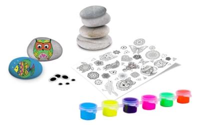 Grafix Stenen Schilderenop Stenen Neon