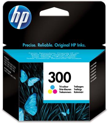 Originele HP 300 drie-kleuren inktcartridge voor HP DeskJet F4580 en HP Photosmart C4680 / C4795 (CC643EE)