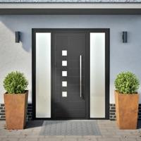 VidaXL Plantenbakken 2 st 45x45x75 cm weervast staal - thumbnail