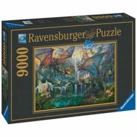 Ravensburger puzzel Magische drakenbos 9000 stukjes - thumbnail