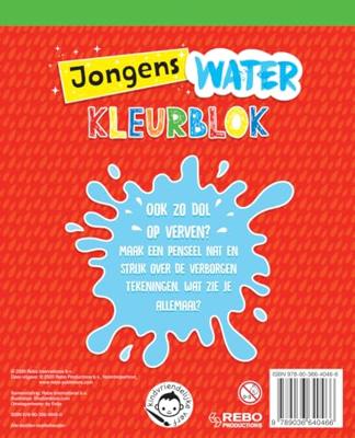 Waterkleurblok Jongens