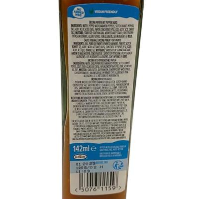 Encona - West Indian Papaya Hot Pepper Sauce - 6x 142ml