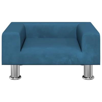 Hondenmand 50x40x26,5 cm fluweel blauw