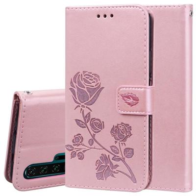 Rose reliëf horizontale Flip PU lederen draagtas met houder & kaartsleuven & portemonnee voor Huawei Honor 20 Pro (Rose goud) Rose reliëf horizontale Flip PU lederen draagtas met houder & kaartsleuven & portemonnee voor Huawei Honor 20 Pro (Rose goud)