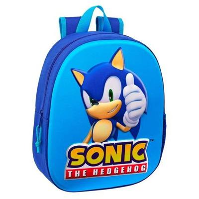 Sonic the Hedgehog Rugzak, 3D Great - 33 x 27 x 10 cm - Polyester