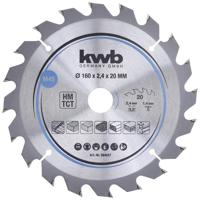 kwb 584557 Hardmetaal-cirkelzaagblad 160 x 20 mm 1 stuk(s) - thumbnail