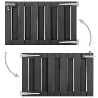 VidaXL Poort 100x60 cm hkc grijs - thumbnail