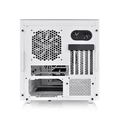 Thermaltake Divider 200 TG Air Snow Micro-tower PC-behuizing Wit 2 voorgeïnstalleerde ventilators, Zijvenster, Stoffilter