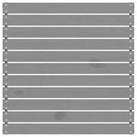 Tuinvoetenbank massief grenenhout grijs - thumbnail