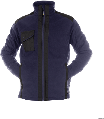 DASSY fleecejas croft grijs/zwart l