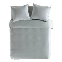 Yellow - Yellow Oxford dekbedovertrek - thumbnail