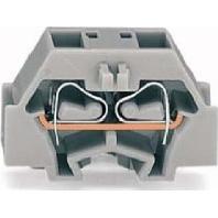 WAGO 260-351 Aderklem 8 mm Spanveer Toewijzing: L Grijs 300 stuk(s)