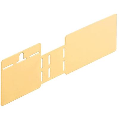 Weidmüller KLIPPON COPL 121209 1390970000 Aardingsplaat (l x b) 177 mm x 57.5 mm Messing Messing 1 stuk(s)