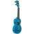 Mahalo MS1TBU Slimline Series sopraan ukelele transparent blue - thumbnail