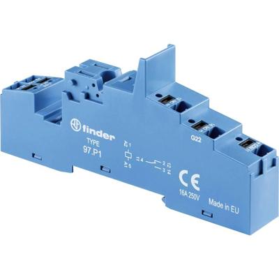 Finder 97.P1 Relaissocket Geschikt voor serie: Finder serie 46, Finder serie 99, Finder serie 86 Finder 46.61, Finder 99.02, Finder 86.30.0.024.0000 Tray 1 Finder 97.P1 Relaissocket Geschikt voor serie: Finder serie 46, Finder serie 99, Finder serie 86 Finder 46.61, Finder 99.02, Finder 86.30.0.024.0000 Tray 1
