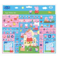 Undercover Super stickerset peppa pig, 500dlg. - thumbnail