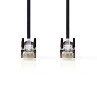 CAT5e-Kabel | U/UTP | RJ45 Male | RJ45 Male | 1.00 m | Rond | PVC | Zwart - thumbnail