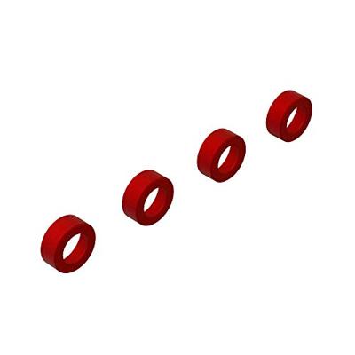 Arrma - Aluminum Suspension Arm End Cap, Red (4) (ARA330593)