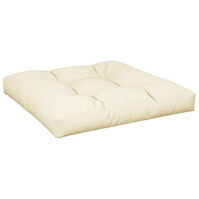 VidaXL Palletkussens 2 st stof crèmekleurig VidaXL Palletkussens 2 st stof crèmekleurig