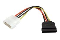 Roline Computer Aansluitkabel [1x Molex 4-polig stekker - 1x SATA-stroombus] 0.15 m Meerdere kleuren - thumbnail