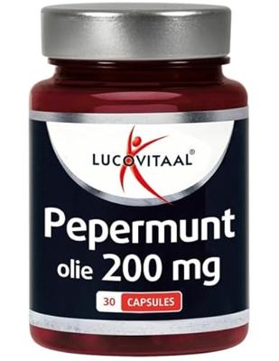 Lucovitaal Pepermunt Olie 200mg 30Capsules