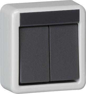 Gira serieschakelaar (excl. bodemdeel)