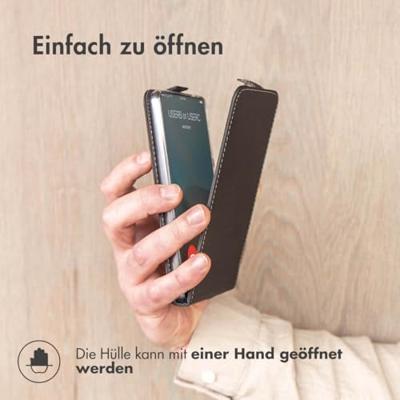 Accezz Flipcase Samsung Galaxy S24 Telefoonhoesje Zwart - thumbnail
