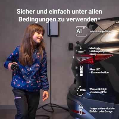 Wandbox HabuDen Green Cell 22kW 32A - 5m kabel met NFC