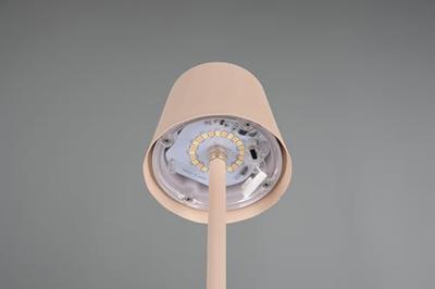 Trio Oplaadbare tafellampDiaz zandkleurig - R55961166