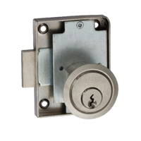 Nemef Oplegmeubelslot 4146-30MM CIL 25MM 2 sleutels | incl. cilinder | DM 30 mm - 9414607300 - thumbnail