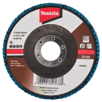 Makita Accessoires Lamellenschuurschijf 115mm Z120 - D-63775-10 D-63775-10 - thumbnail