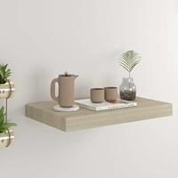 VidaXL Wandschap zwevend 40x23,5x3,8 cm mdf eikenkleurig - thumbnail