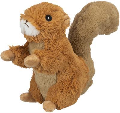 Trixie hondenspeelgoed eekhoorn pluche gerecycled 20 cm 2 st