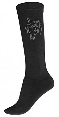 Red Horse paardrijsokken zwart junior/unisex maat 35 38