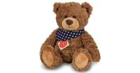 TEDDY HERMANN knuffel met sjaal 30 cm TEDDY HERMANN bruin - thumbnail