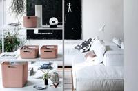 Curver Jute opbergmand rond 2 liter rose dawn - thumbnail