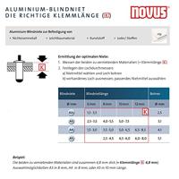 Novus Office 110045587 Popnageltang 1 stuk(s) - thumbnail