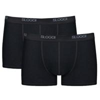 2-pak Basic boxershort heren - Heren onderbroek kort pijpje - heren ondergoed - S - Zwart - Onderbroek heren heren heren heren heren heren heren - thumbnail