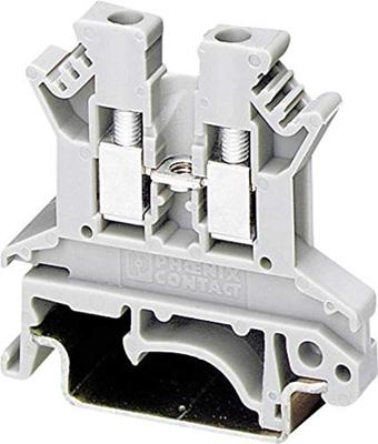 Phoenix Contact 3003347 Doorgangsklem 5.2 mm Schroeven Grijs 1 stuk(s)