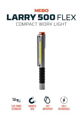 Nebo Lil Larry 500 Flex Oplaadbare Zaklamp
